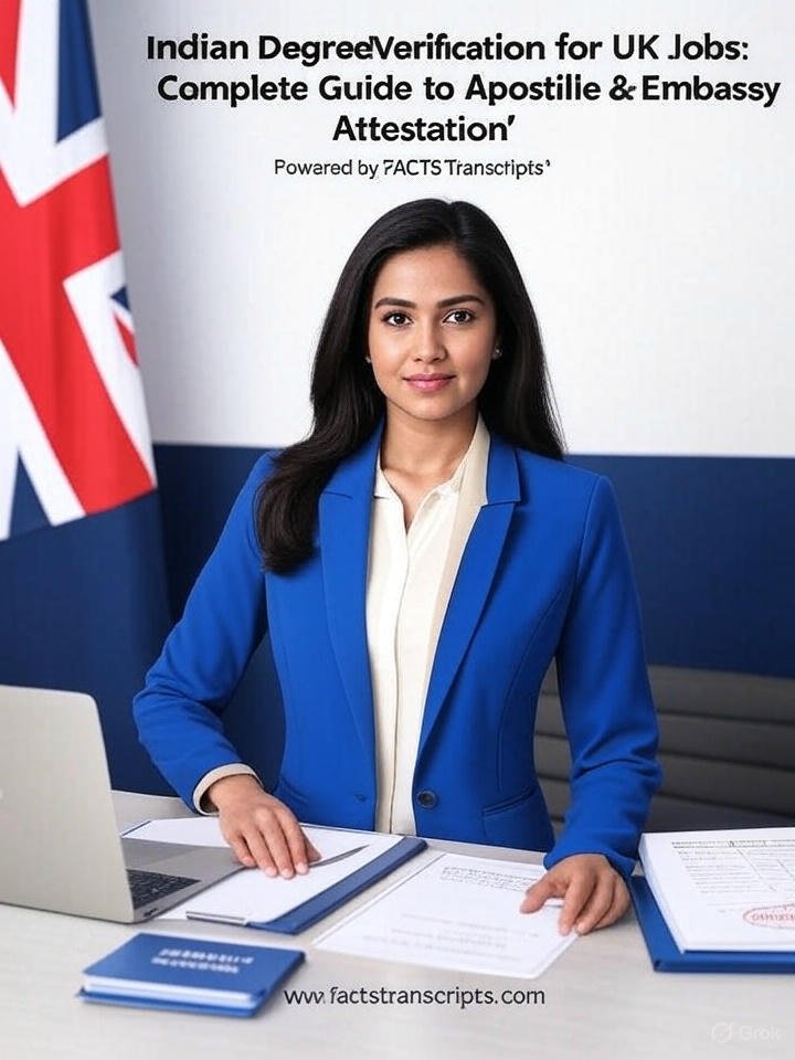 Indian Degree Verification for UK Jobs: Complete Guide to Apostille & Embassy Attestation Indian Degree Verification for UK Jobs: Complete Guide to Apostille & Embassy Attestation
